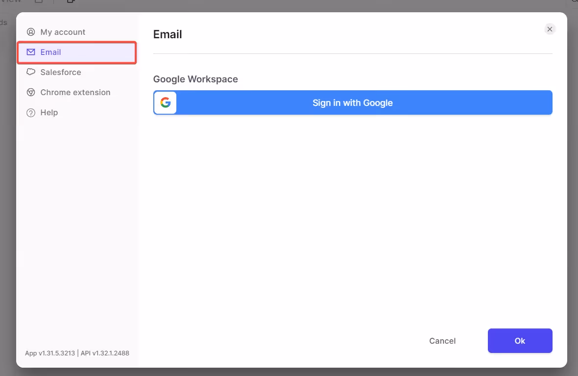 Weflow Google Calendar integration