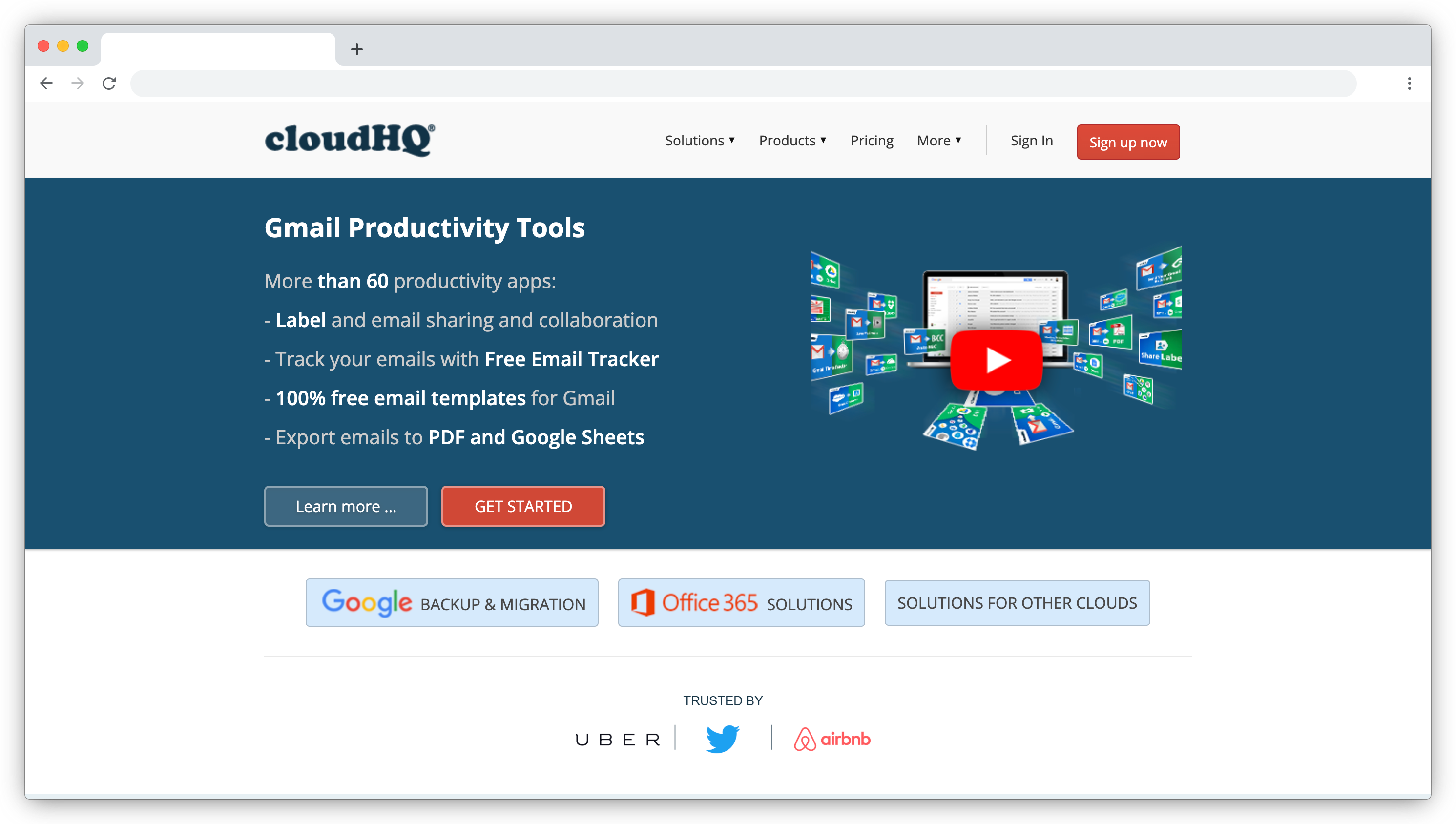 cloudHQ screenshot