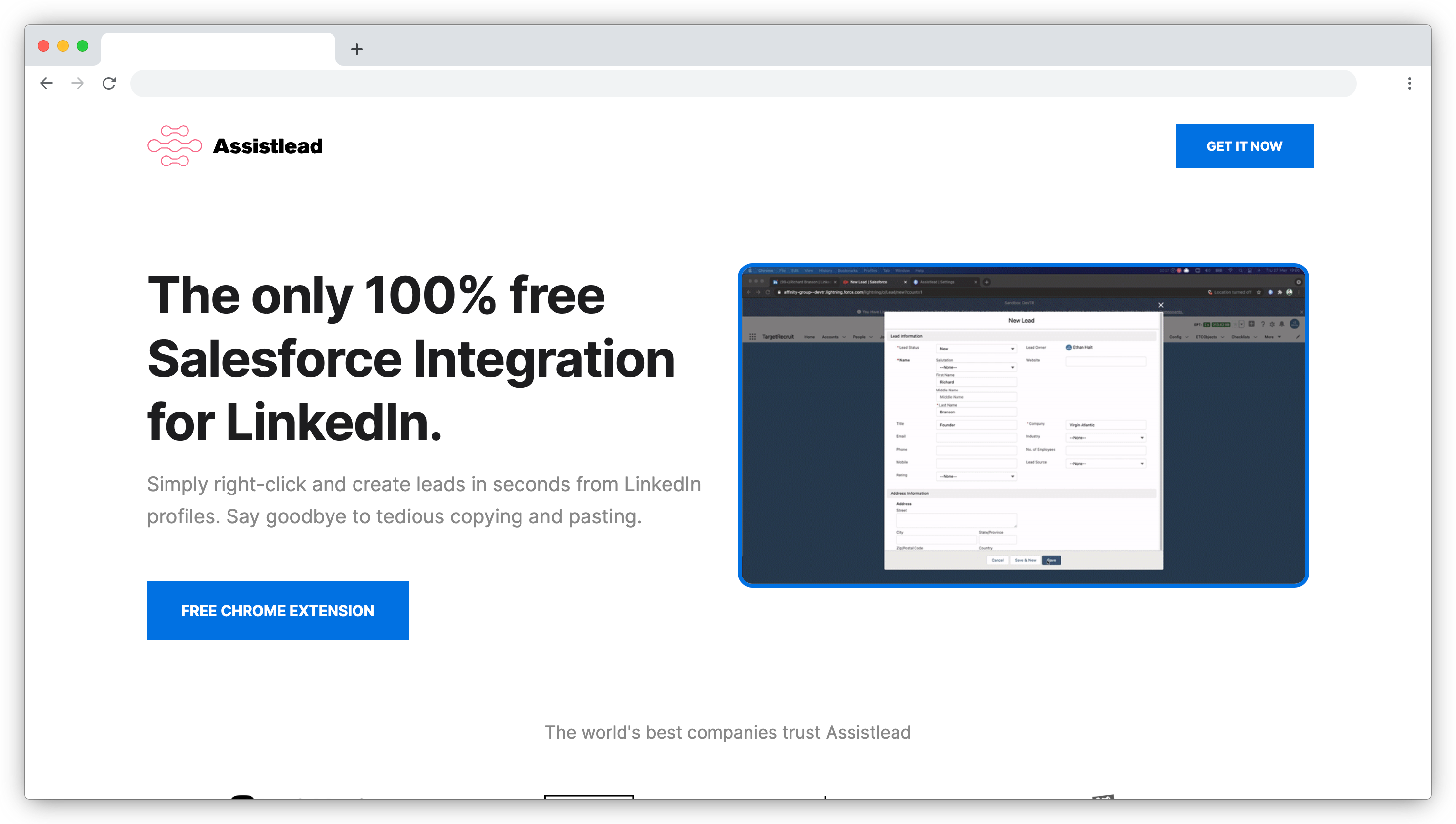 AssistLead screenshot