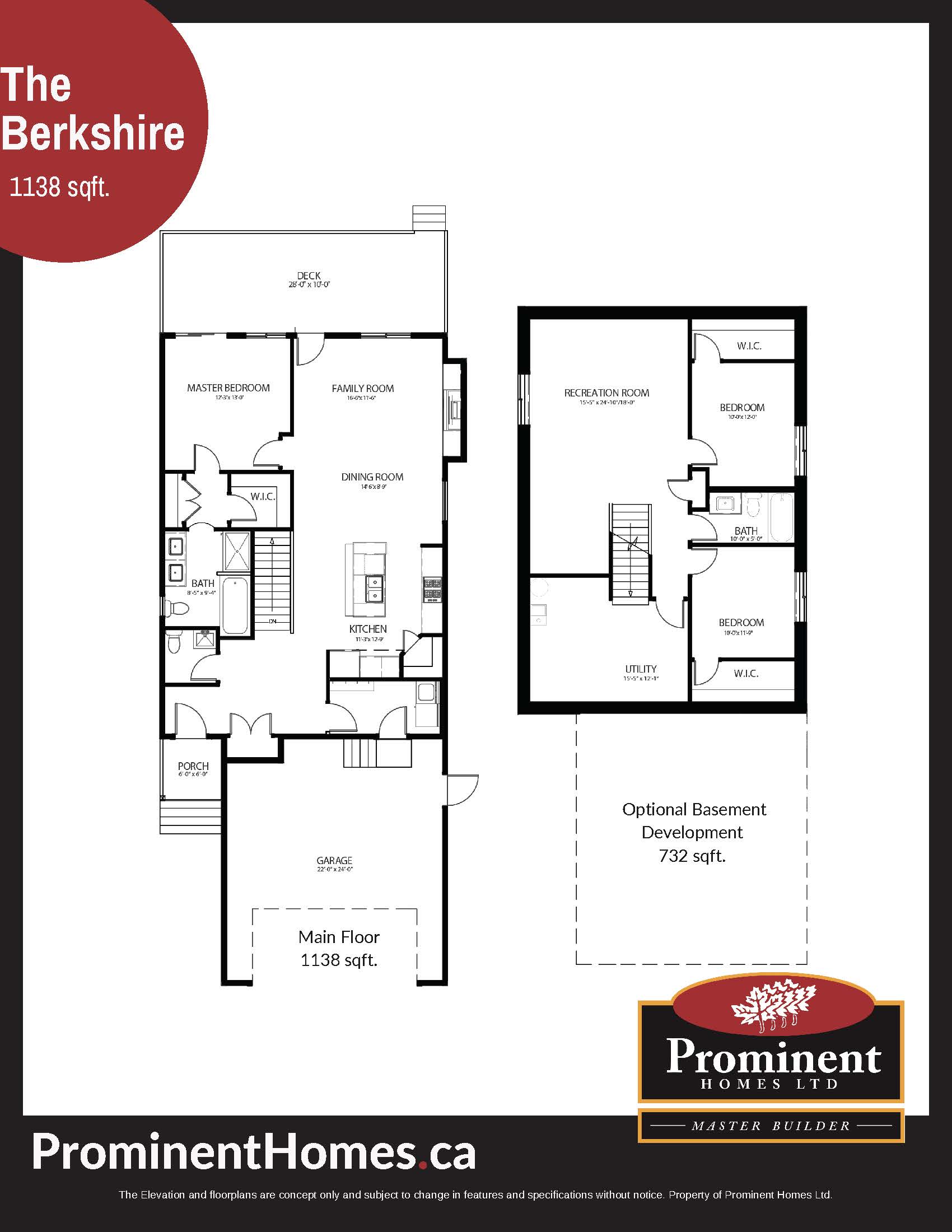 Prominent Homes Floor Plan