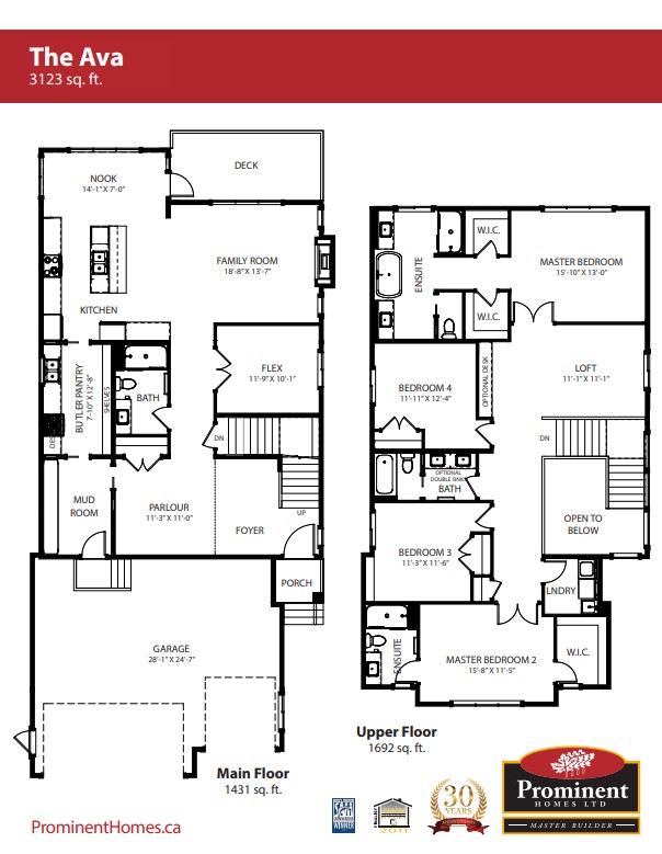 Prominent Homes Floor Plan