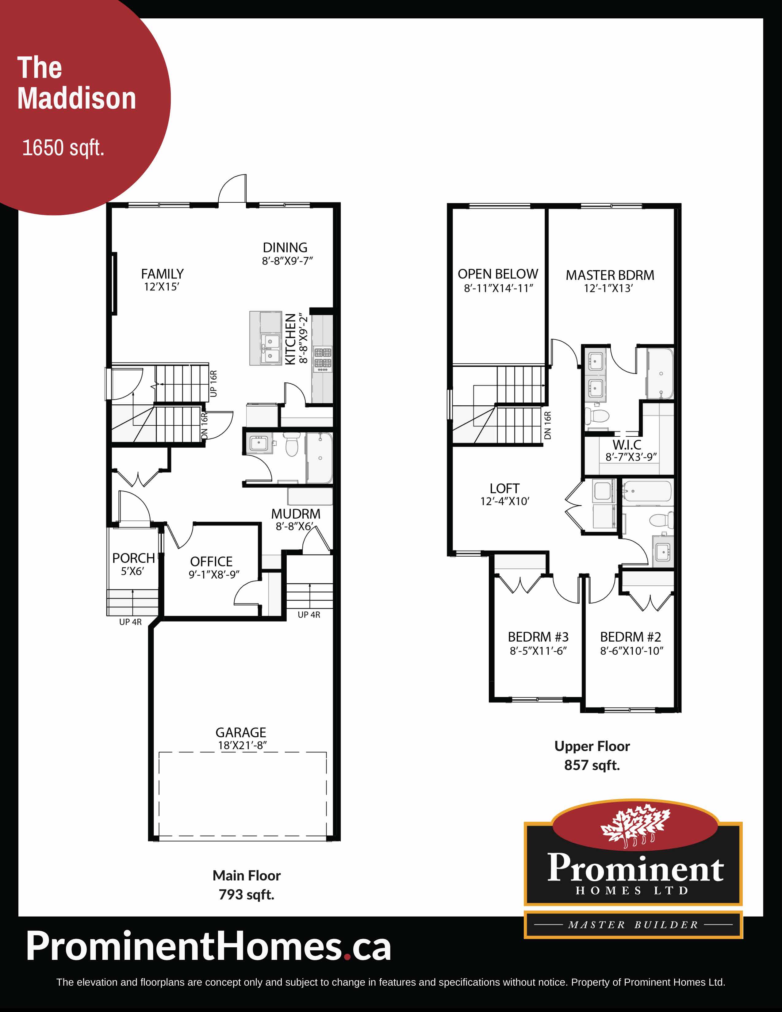 Prominent Homes Floor Plan