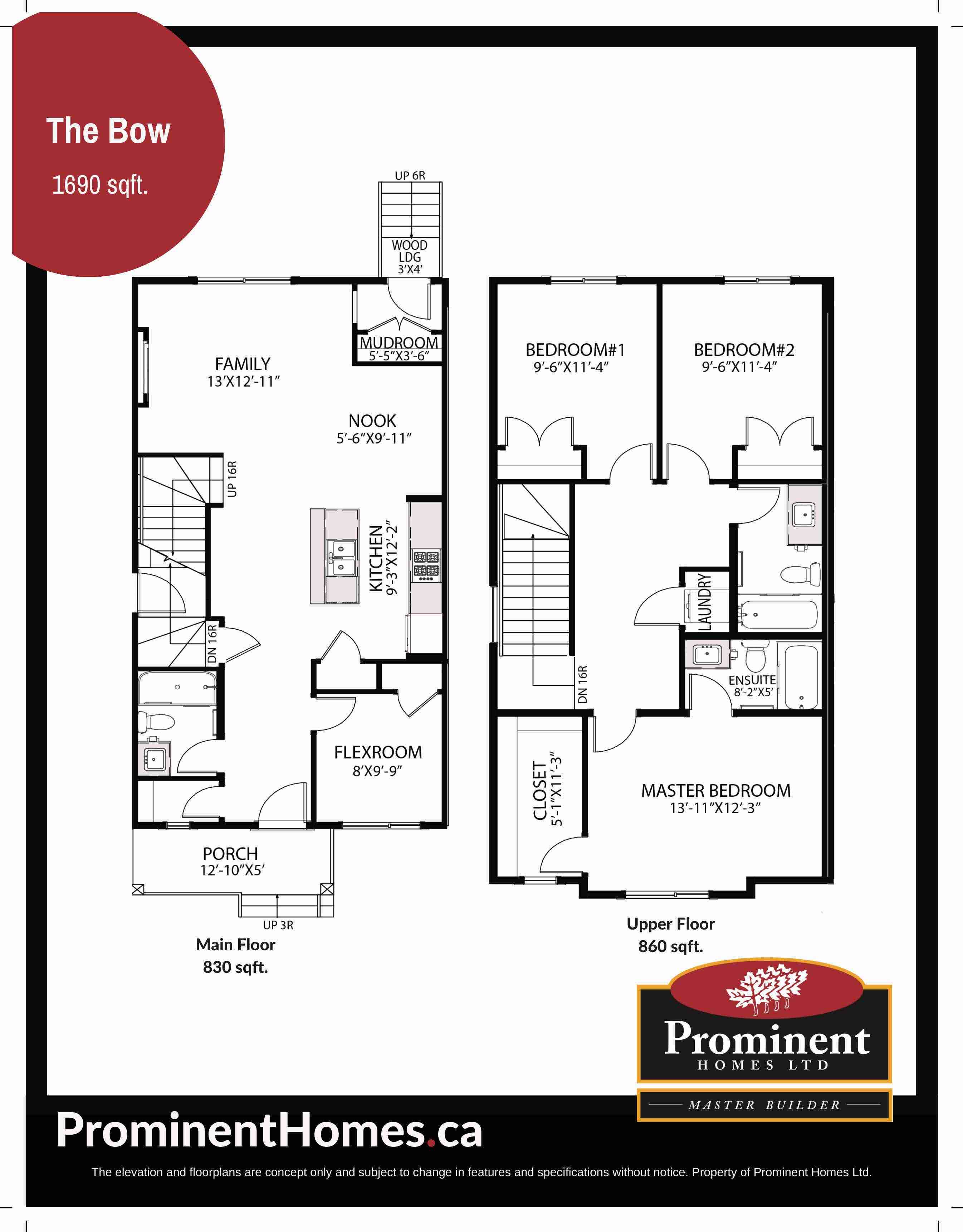 Prominent Homes Floor Plan