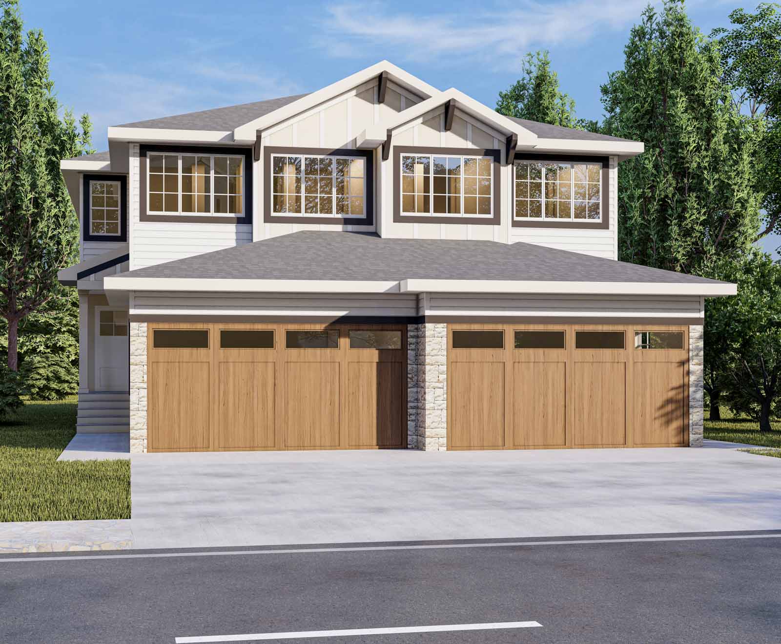 Exterior of a New Duplex in Waterford
