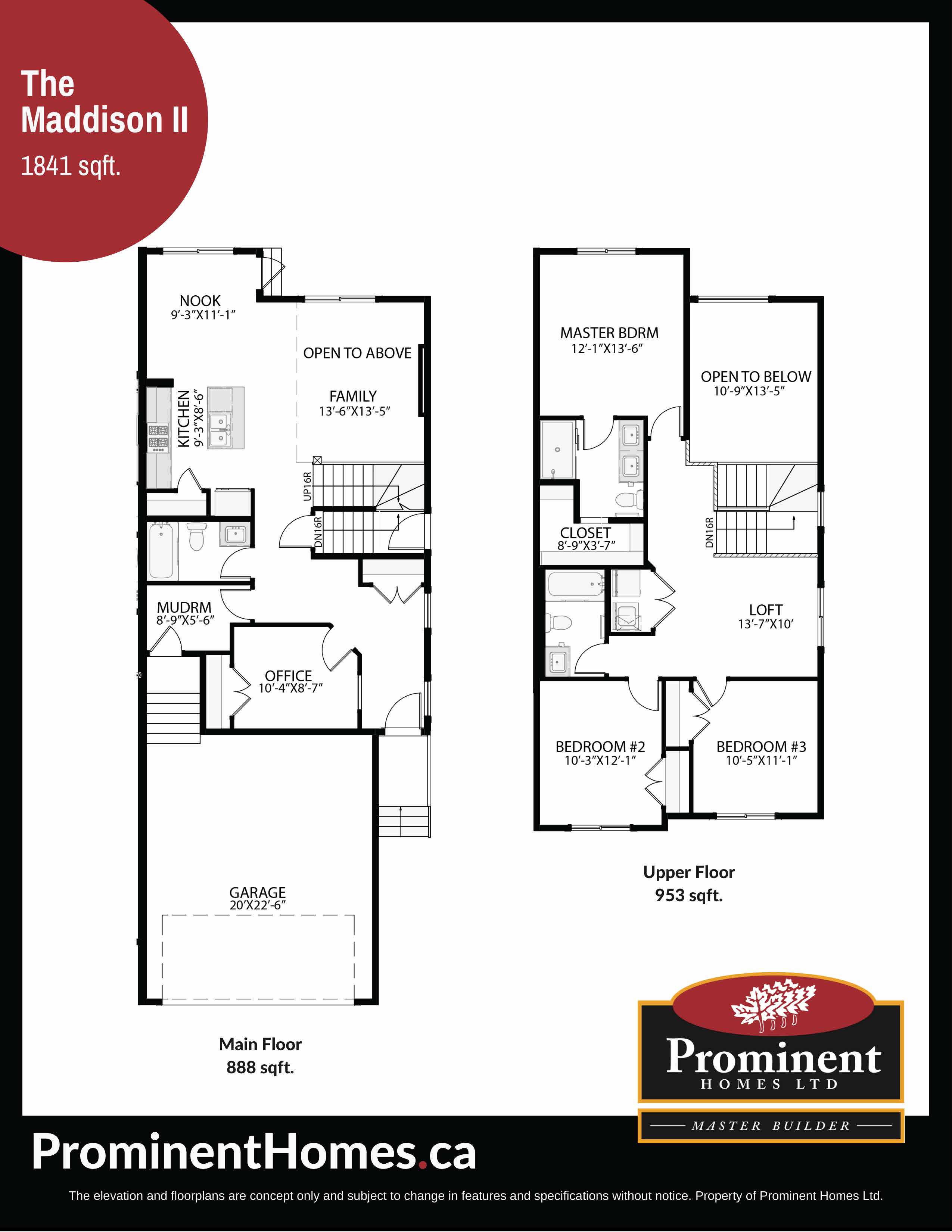 Prominent Homes Floor Plan
