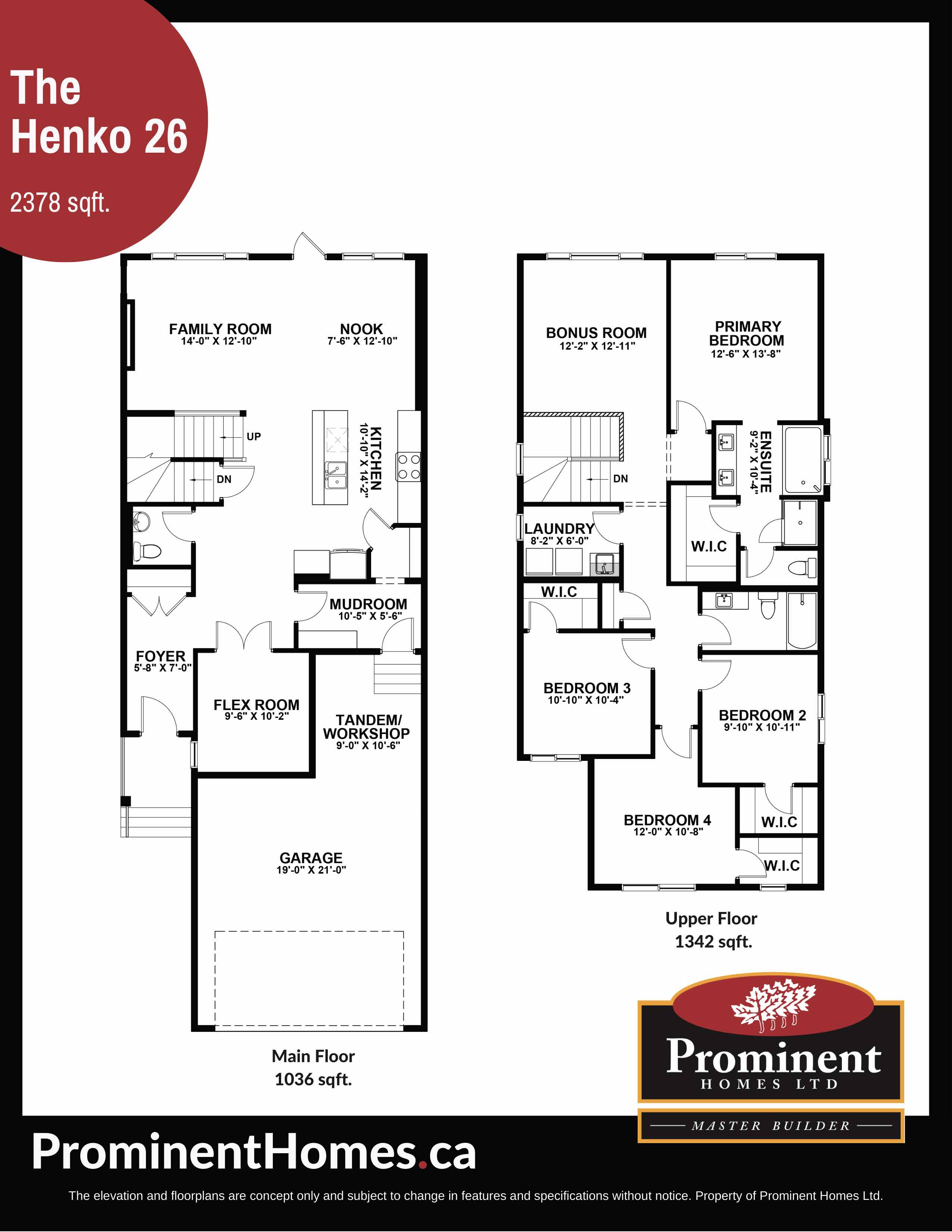 Prominent Homes Floor Plan