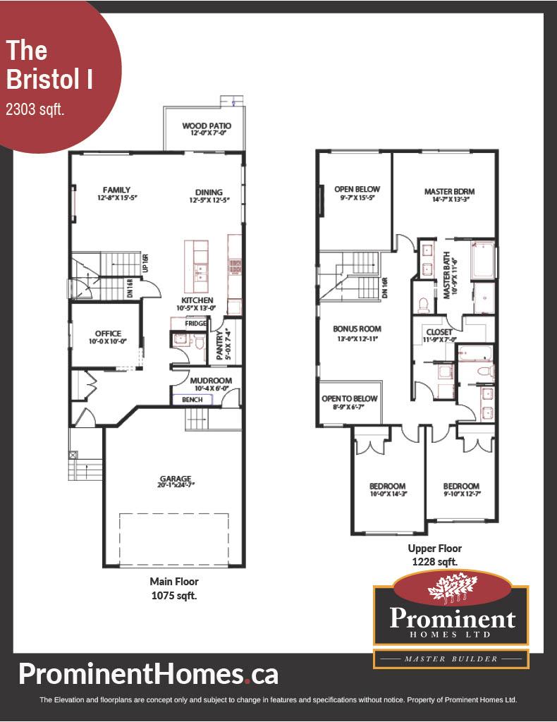 Prominent Homes Floor Plan