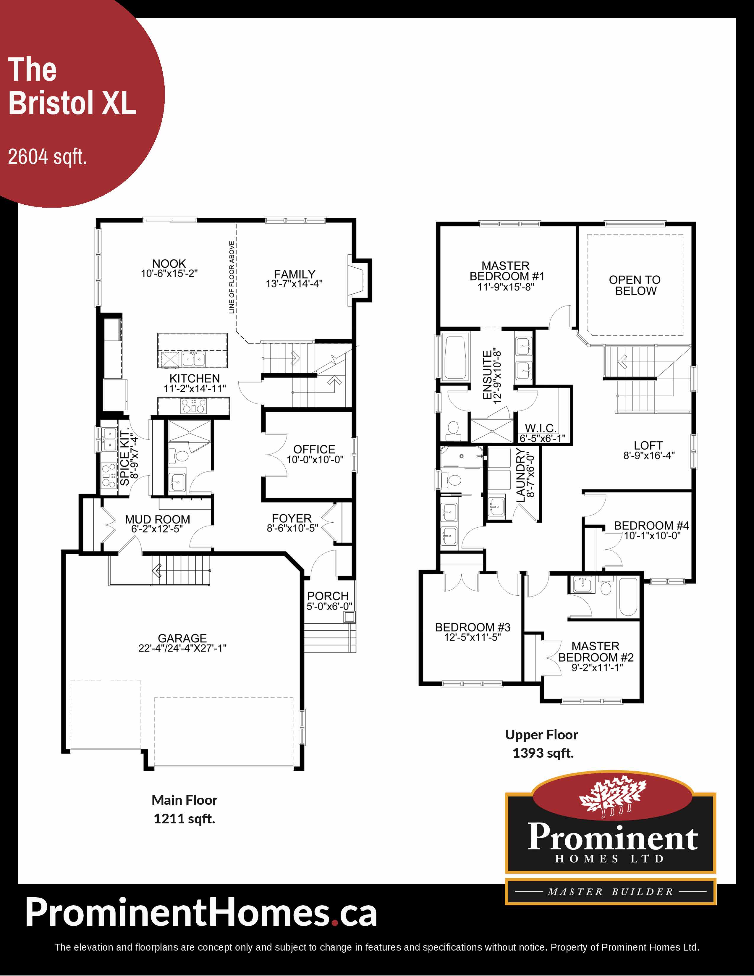 Prominent Homes Floor Plan