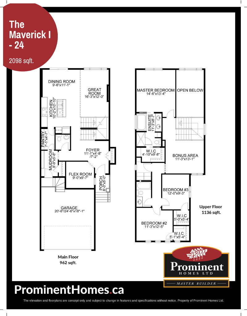 Prominent Homes Floor Plan