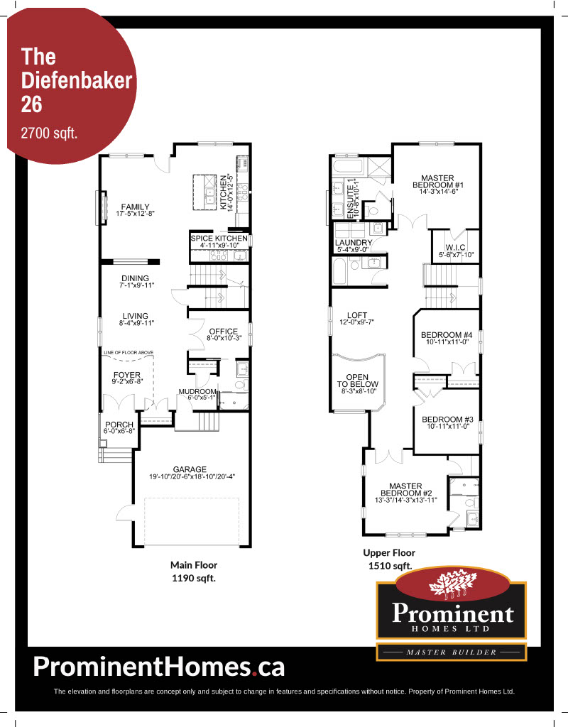 Prominent Homes Floor Plan