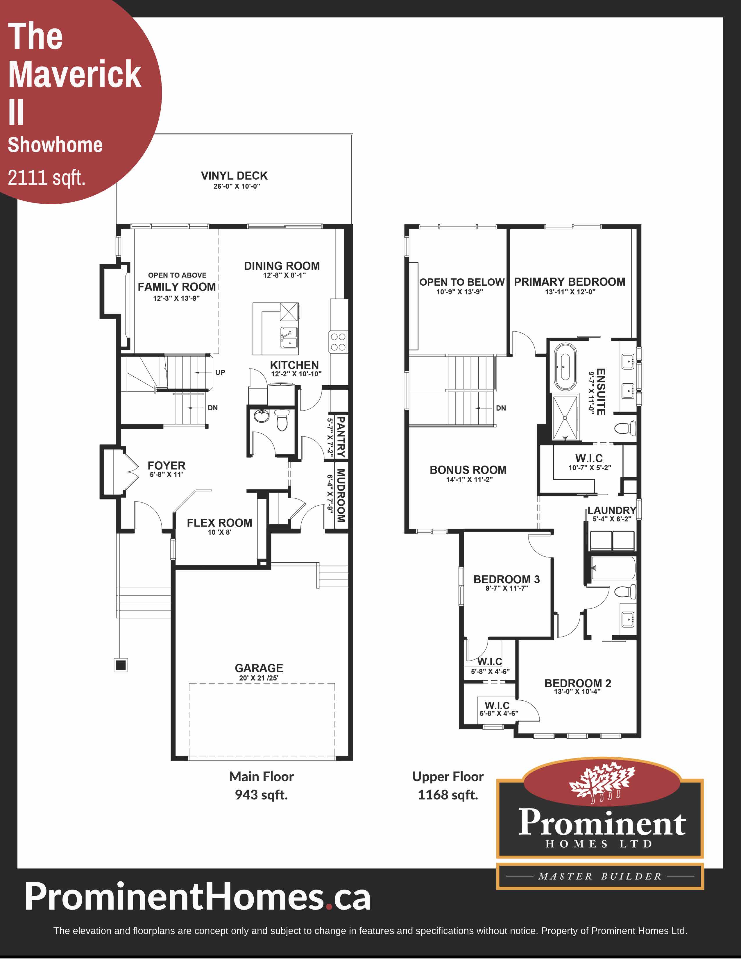 Prominent Homes Floor Plan