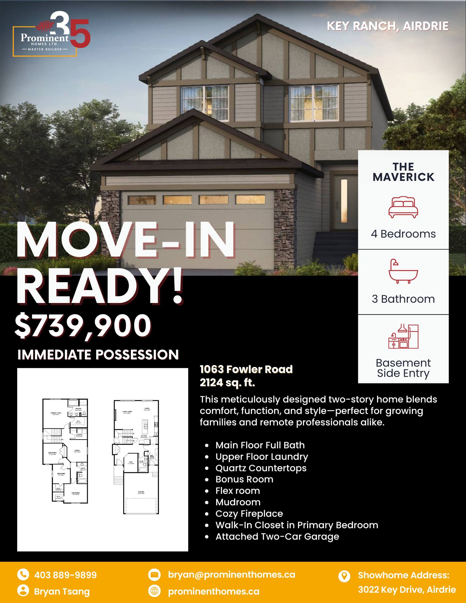 Prominent Homes Floor Plan