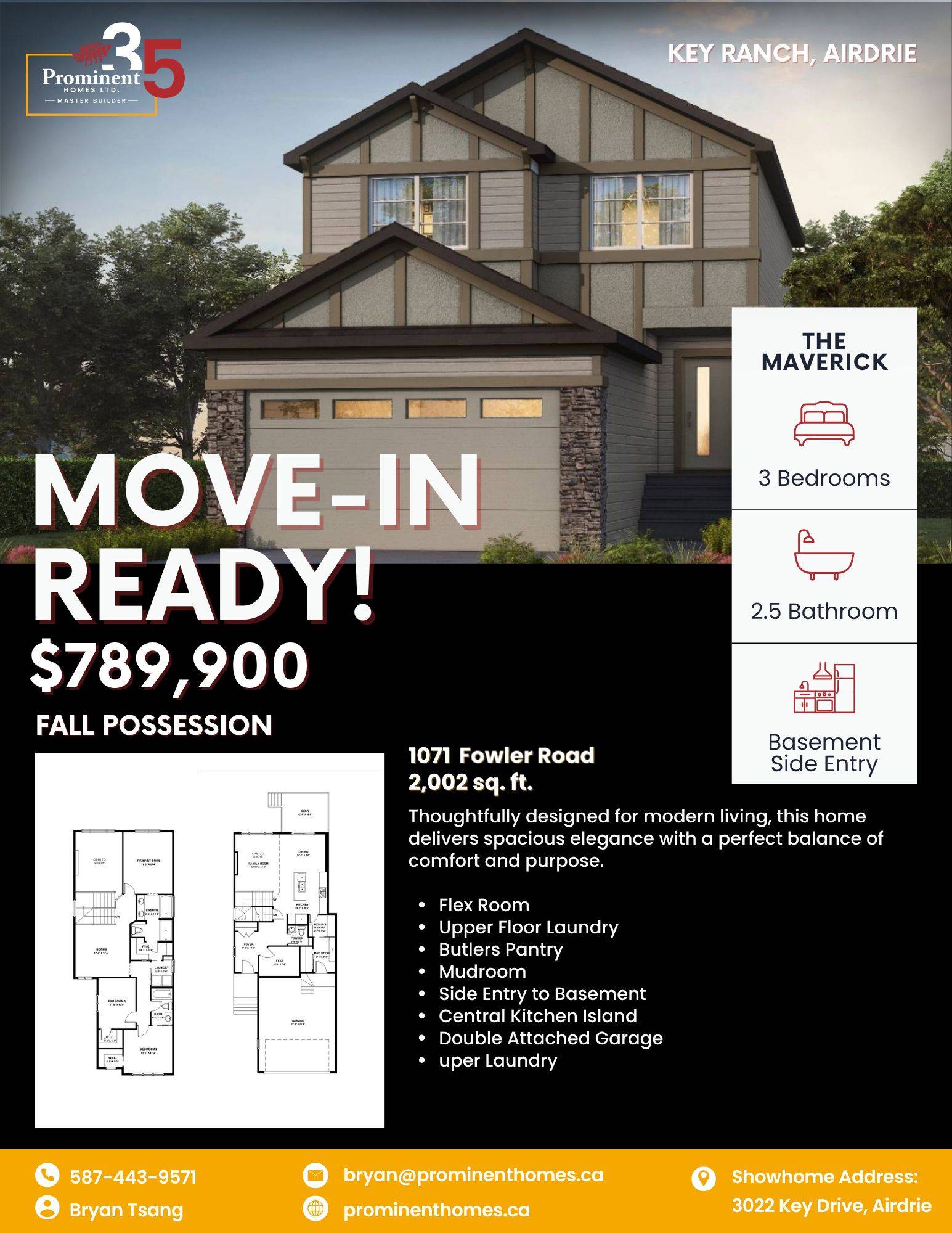 Prominent Homes Floor Plan
