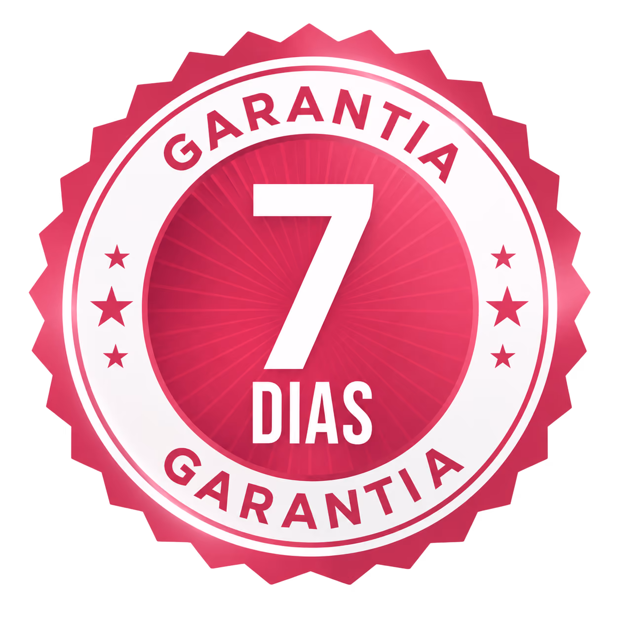 Selo de garantia de 7 dias