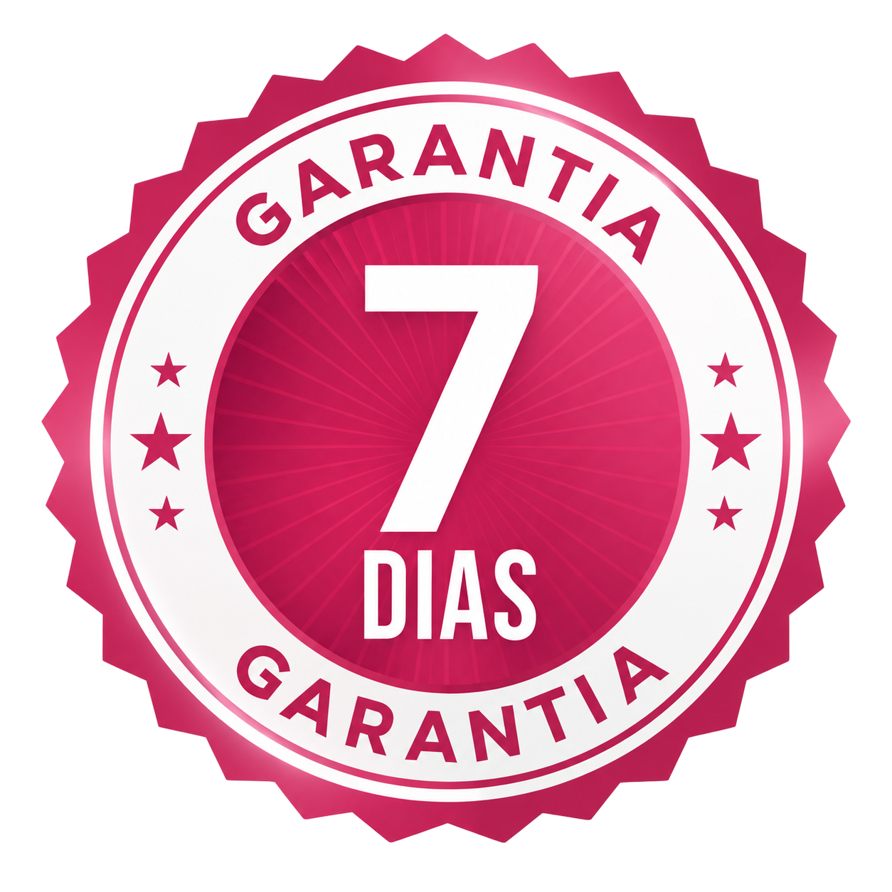 Selo de garantia de 7 dias