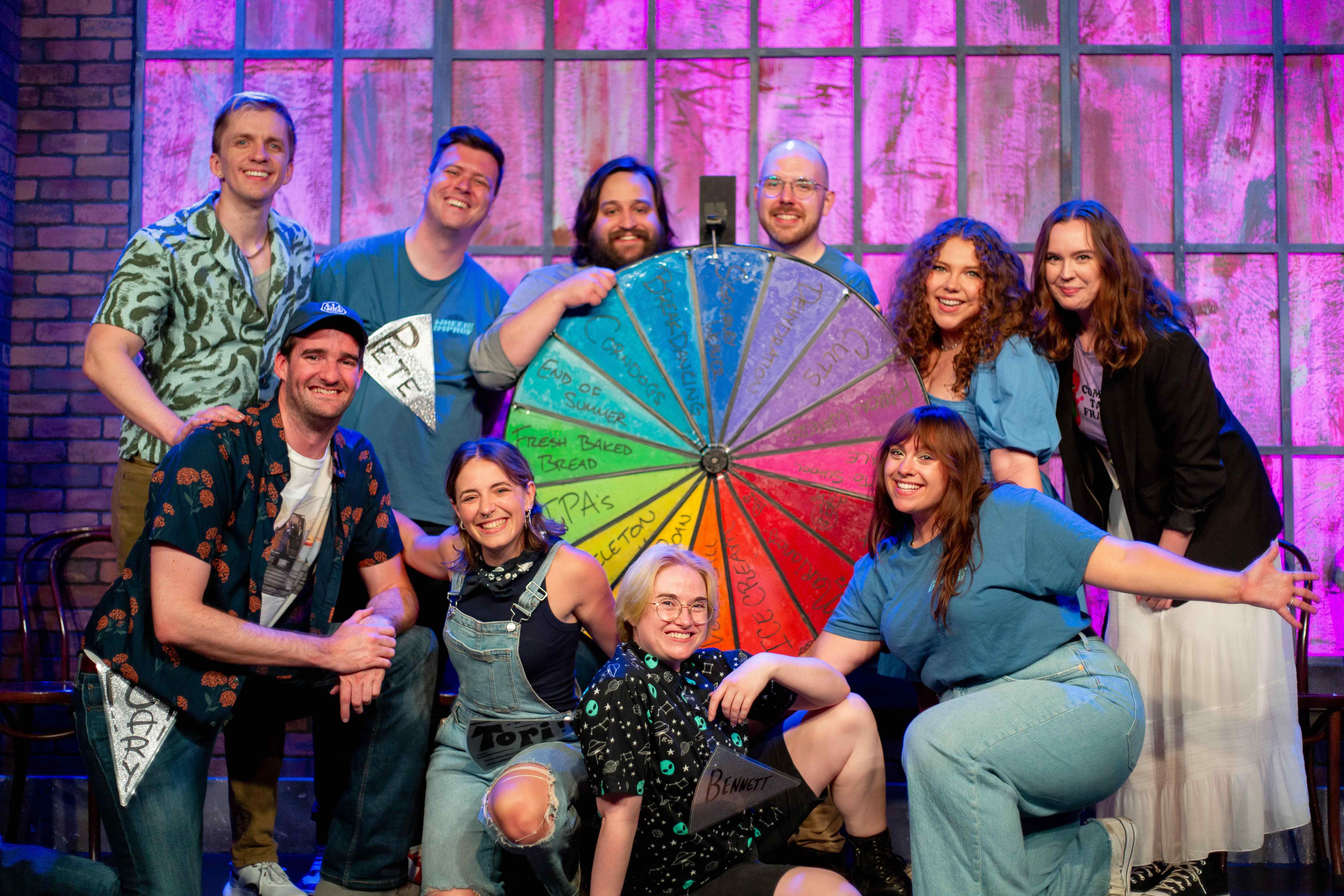 two Chicago improv teams battle it out at Second City in a series of game show improv challenges