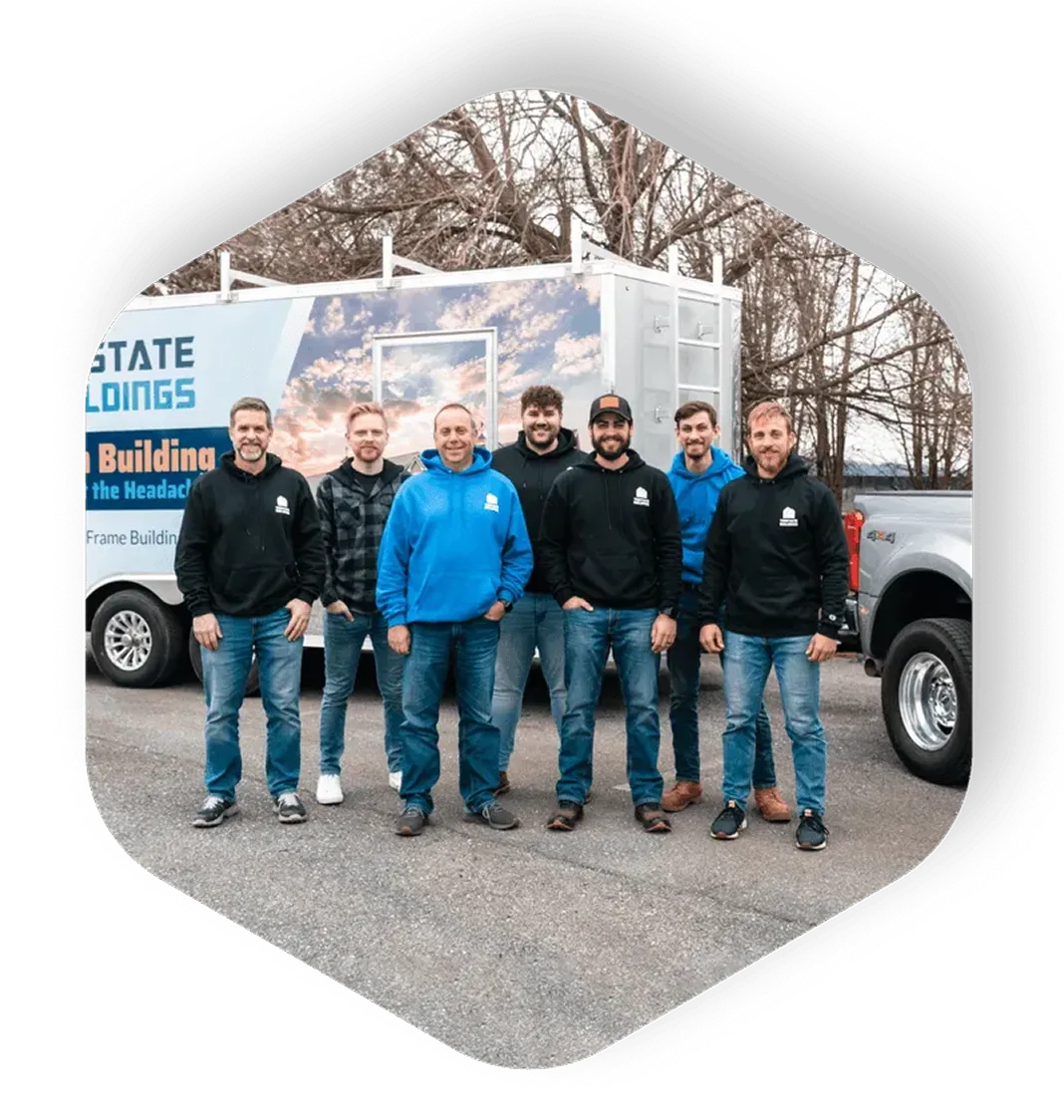 The Tristate team posing in front of their trailor
