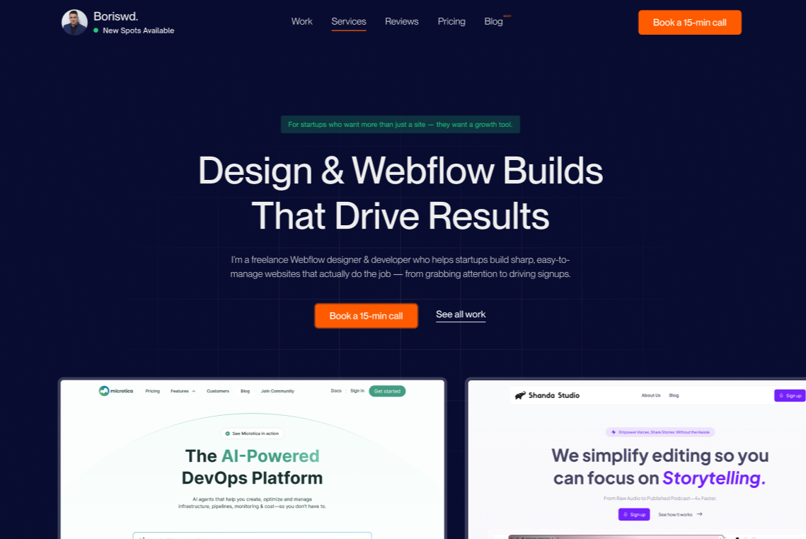 site profile thumbnail