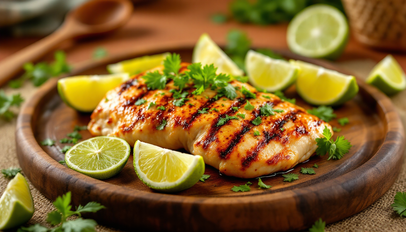 Pollo al Cilantro con Limón