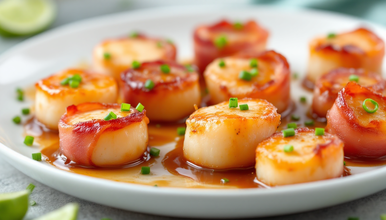 Prosciutto-Wrapped Scallops