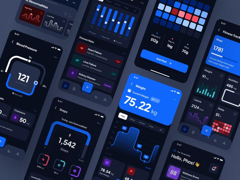 Interactive Bio Ui strangehelix.bio | Product | asklepios UI Kit: AI-Driven Healthcare ...