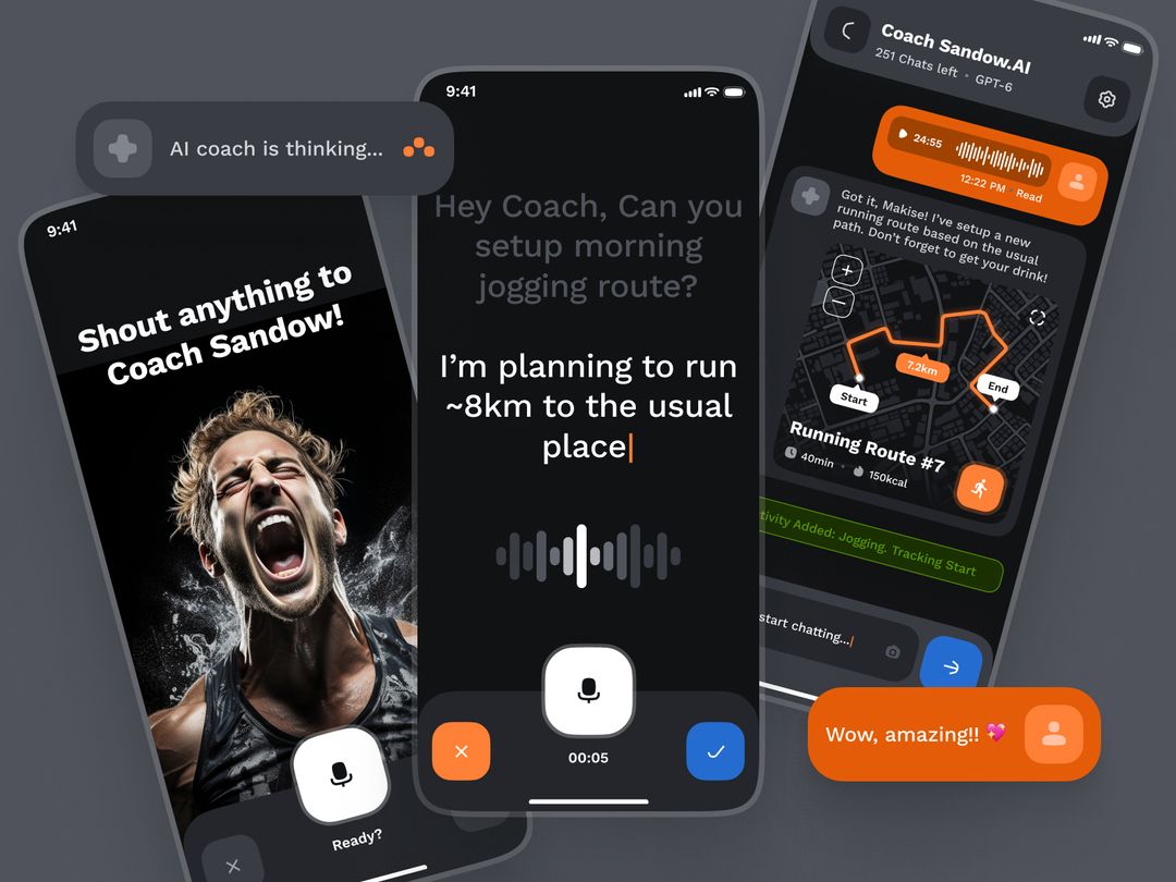 strangehelix.bio | Product | sandow UI Kit: AI-Driven Fitness ...