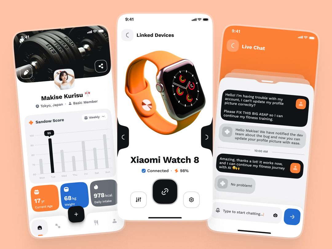 strangehelix.bio | Product | sandow UI Kit: AI-Driven Fitness ...