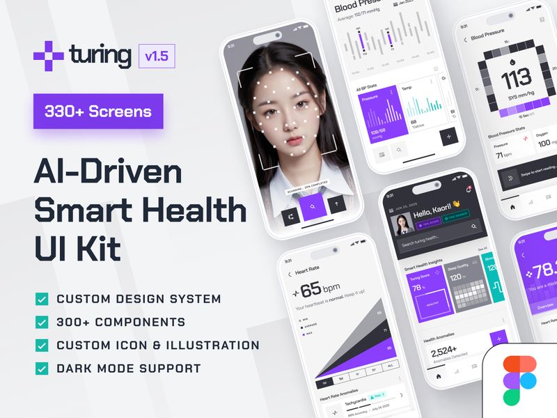 strangehelix.bio | Product | nightingale UI Kit: AI Medical & E ...