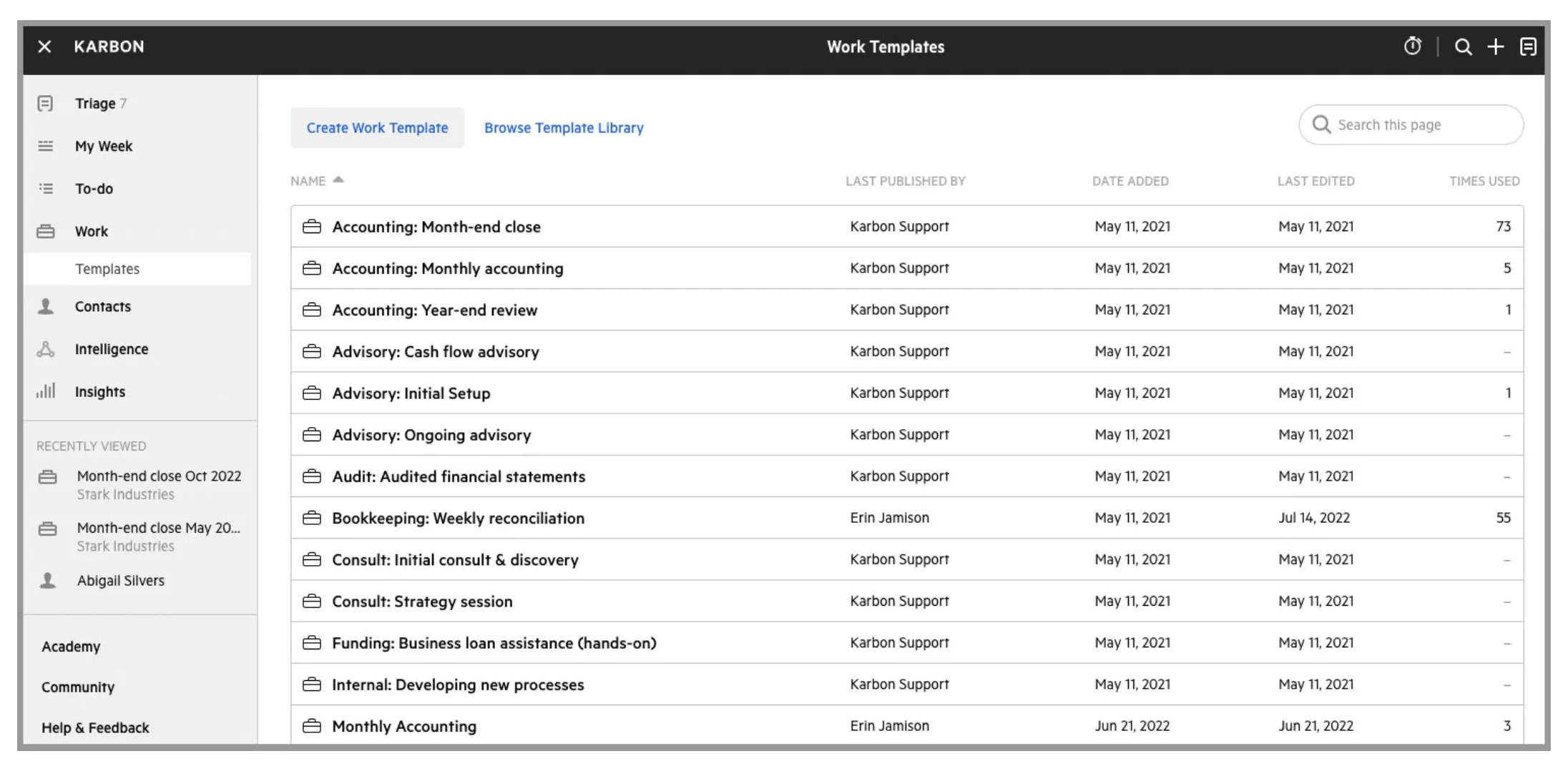 Accounting Workflows