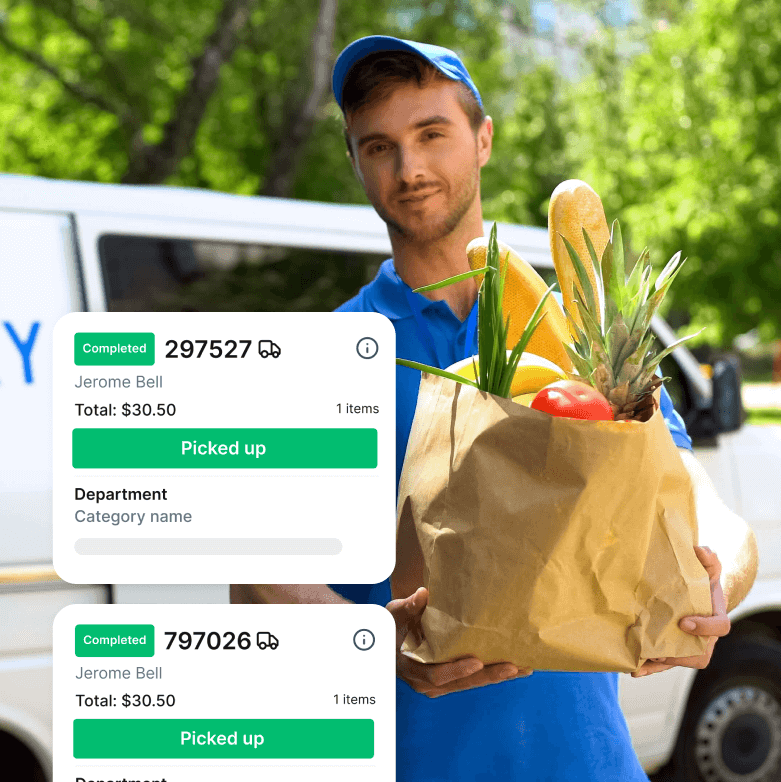 Grocery delivery at home