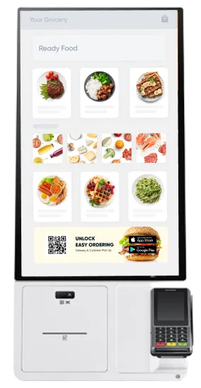 A kiosk for ordering food