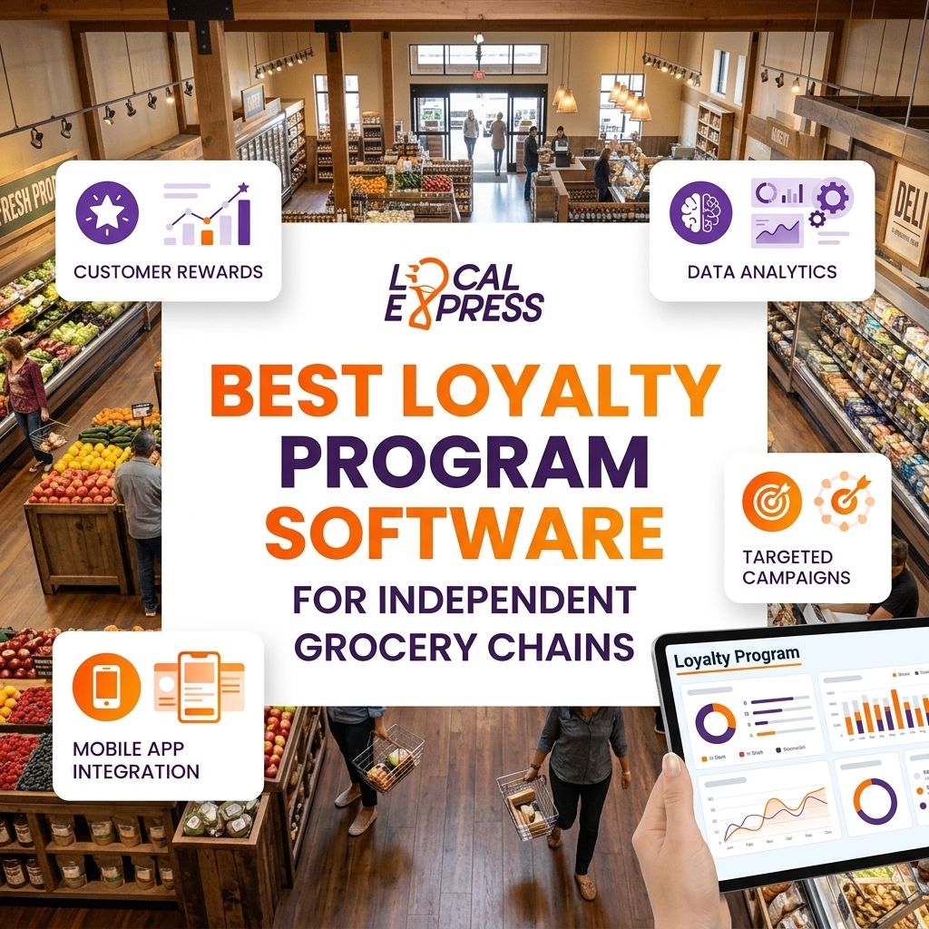Best loyalty program software for independent grocery chains