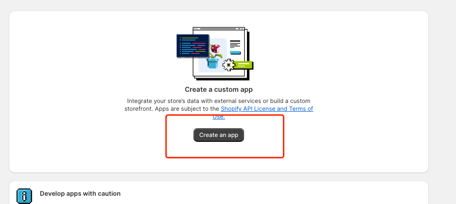 shopify-create-an-app