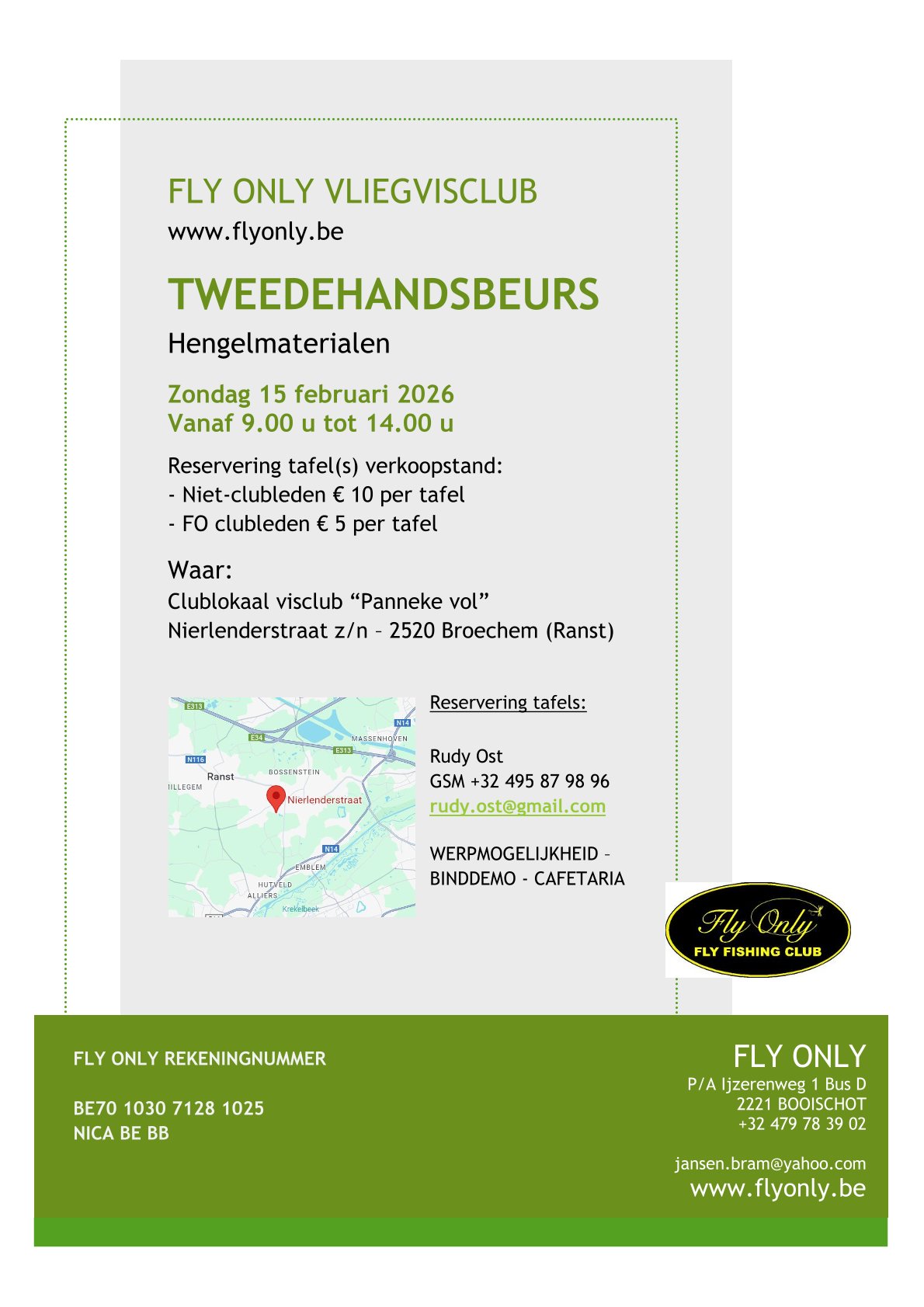 Tweedehandsbeurs Fly Only