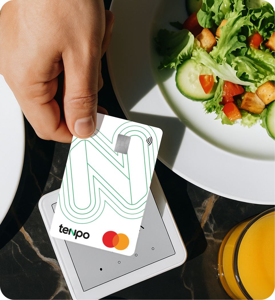 imagen tenpista comprando con tarjeta prepago tenpo mastercard