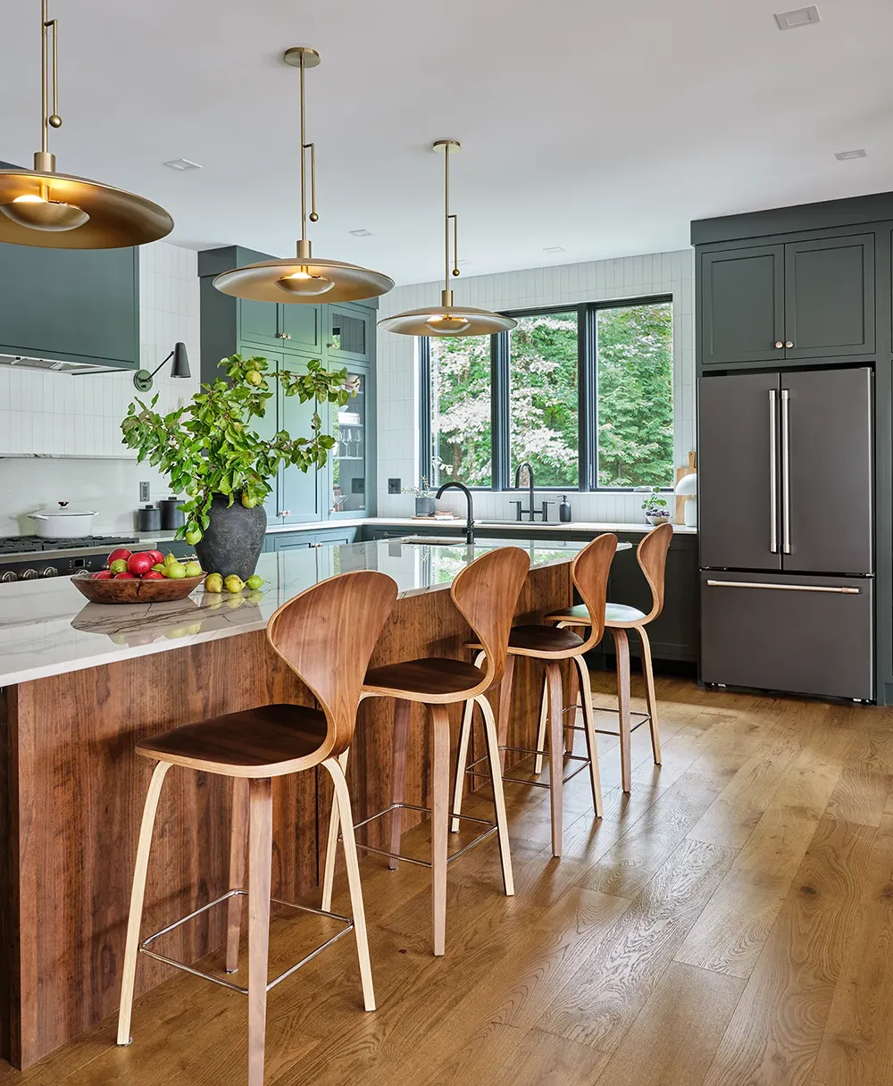 Cedarbank residential project photo of kitchen interior design in Halifax Nova Scotia.