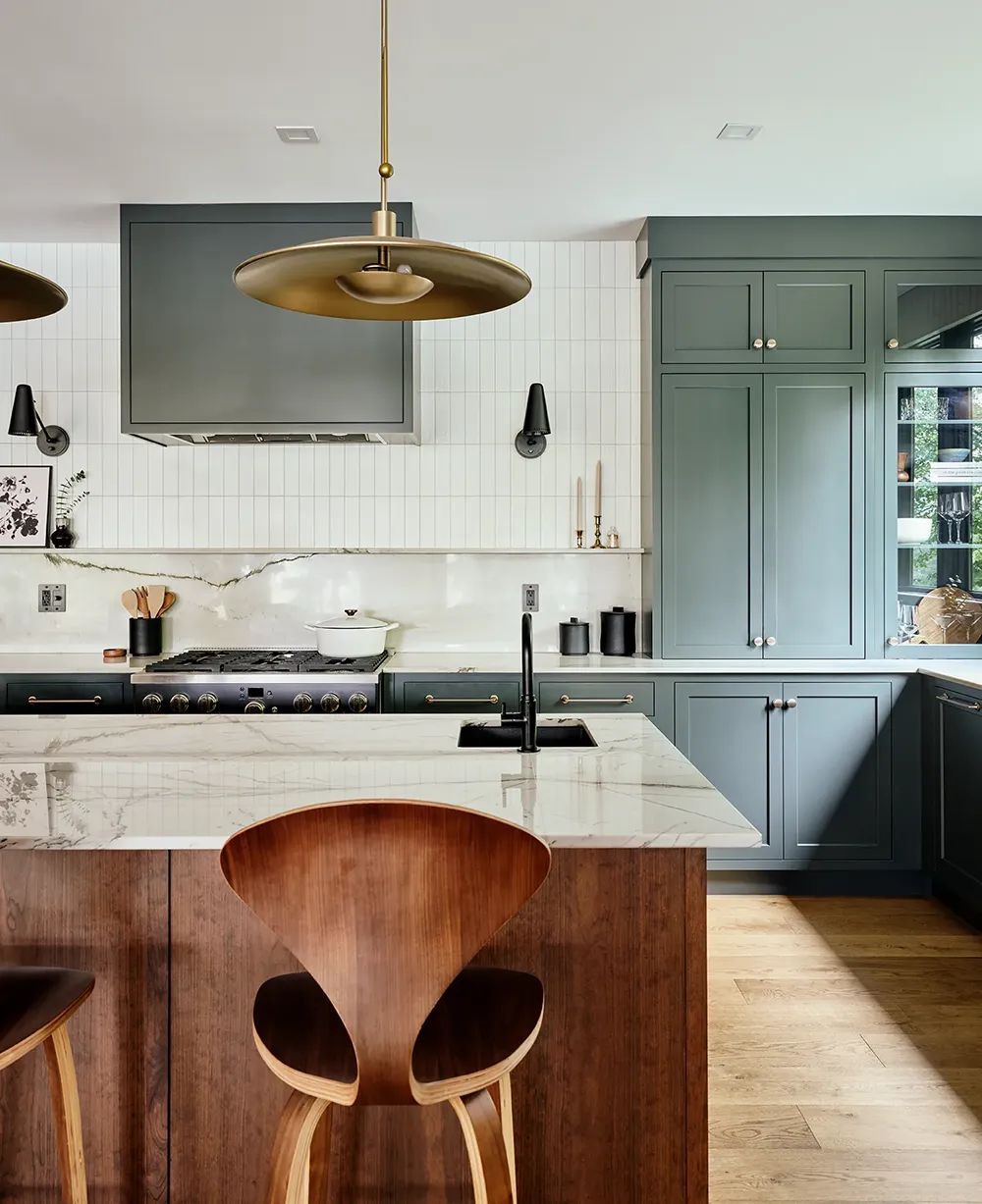 Cedarbank residential project photo of kitchen interior design in Halifax Nova Scotia.