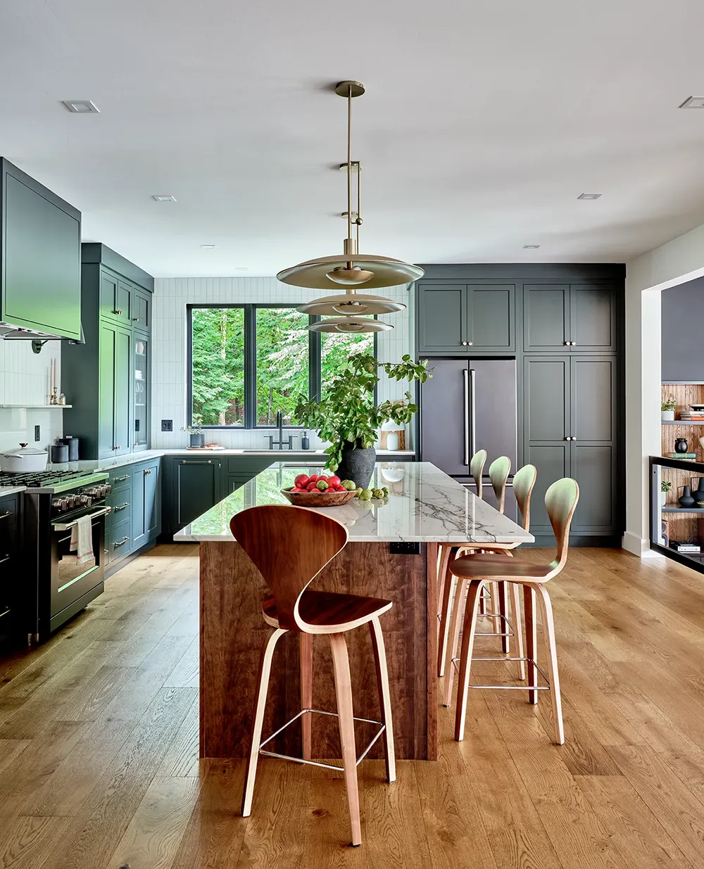 Cedarbank residential project photo of kitchen interior design in Halifax Nova Scotia.