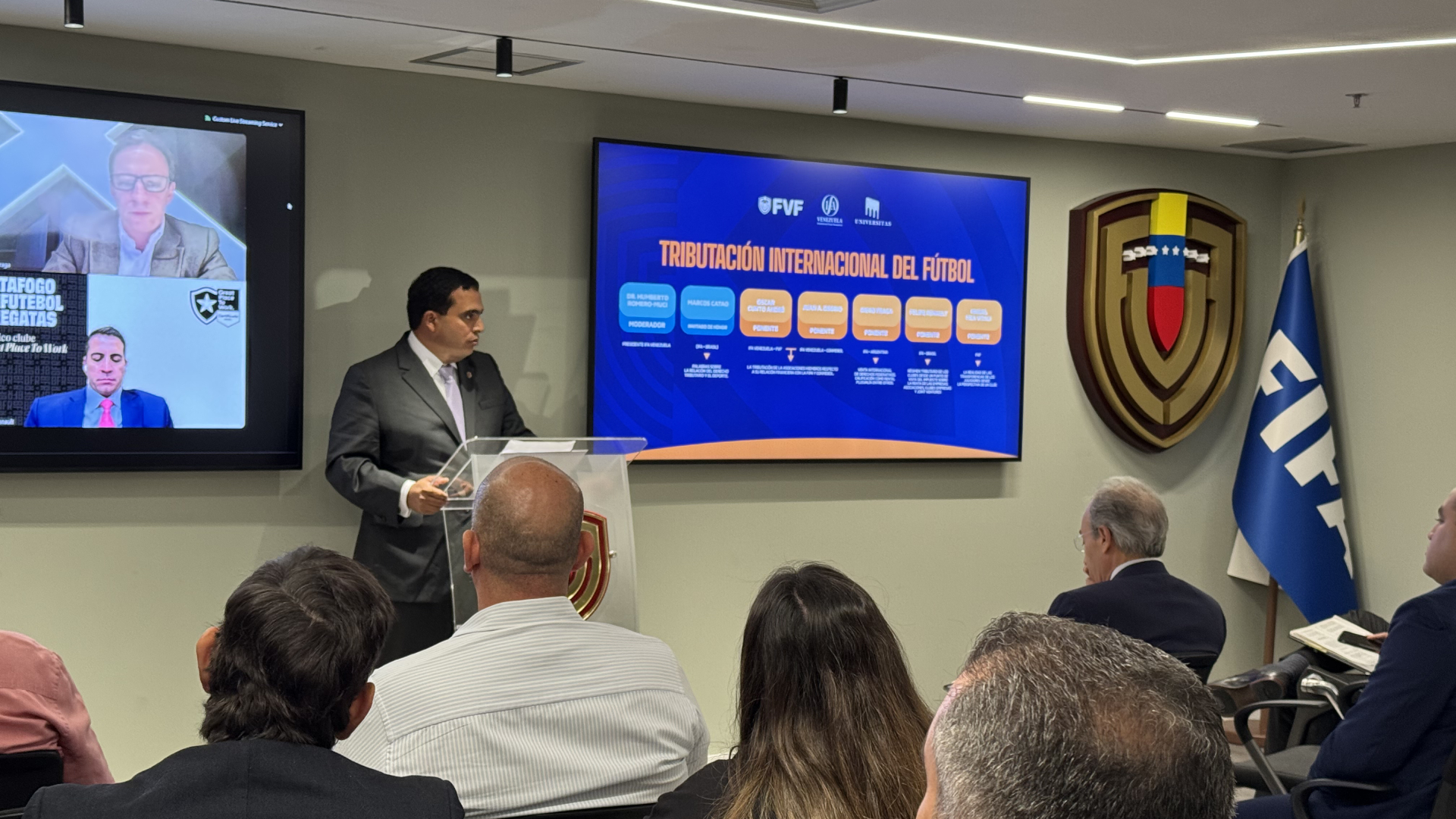 FVF E IFA VENEZUELA REALIZARON CON ÉXITO EL FORO “TRIBUTACIÓN INTERNACIONAL DEL FÚTBOL”