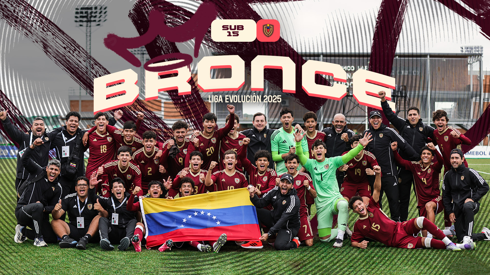 LA VINOTINTO SUB-15 CONQUISTA EL BRONCE EN LA CONMEBOL LIGA EVOLUCIÓN 2025