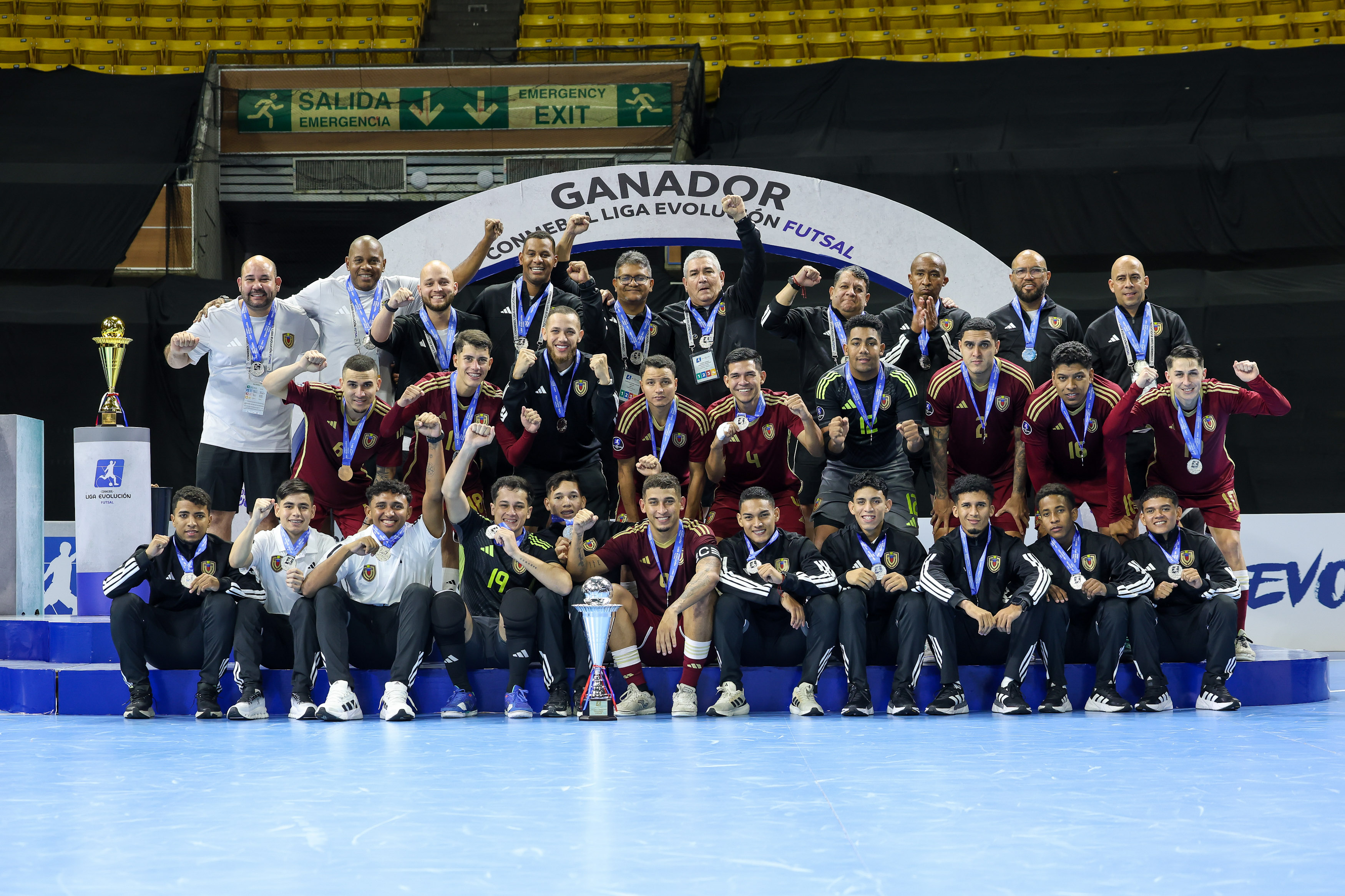 VENEZUELA BRILLÓ COMO SEDE Y LA VINOTINTO FIRMÓ UNA ACTUACIÓN HISTÓRICA EN LA CONMEBOL LIGA EVOLUCIÓN FUTSAL ZONA NORTE
