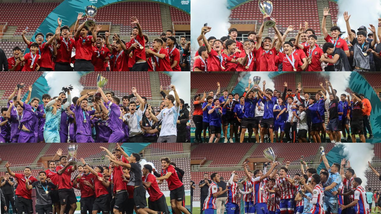 LA LIGA FUTVE JUNIOR 2025 YA TIENE A SUS CAMPEONES