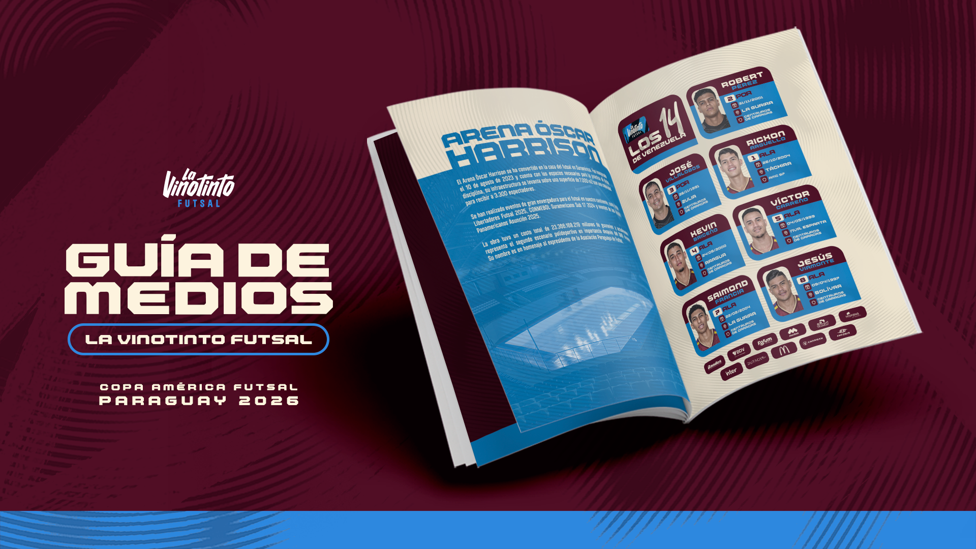 GUÍA DE MEDIOS CONMEBOL COPA AMÉRICA FUTSAL 2026