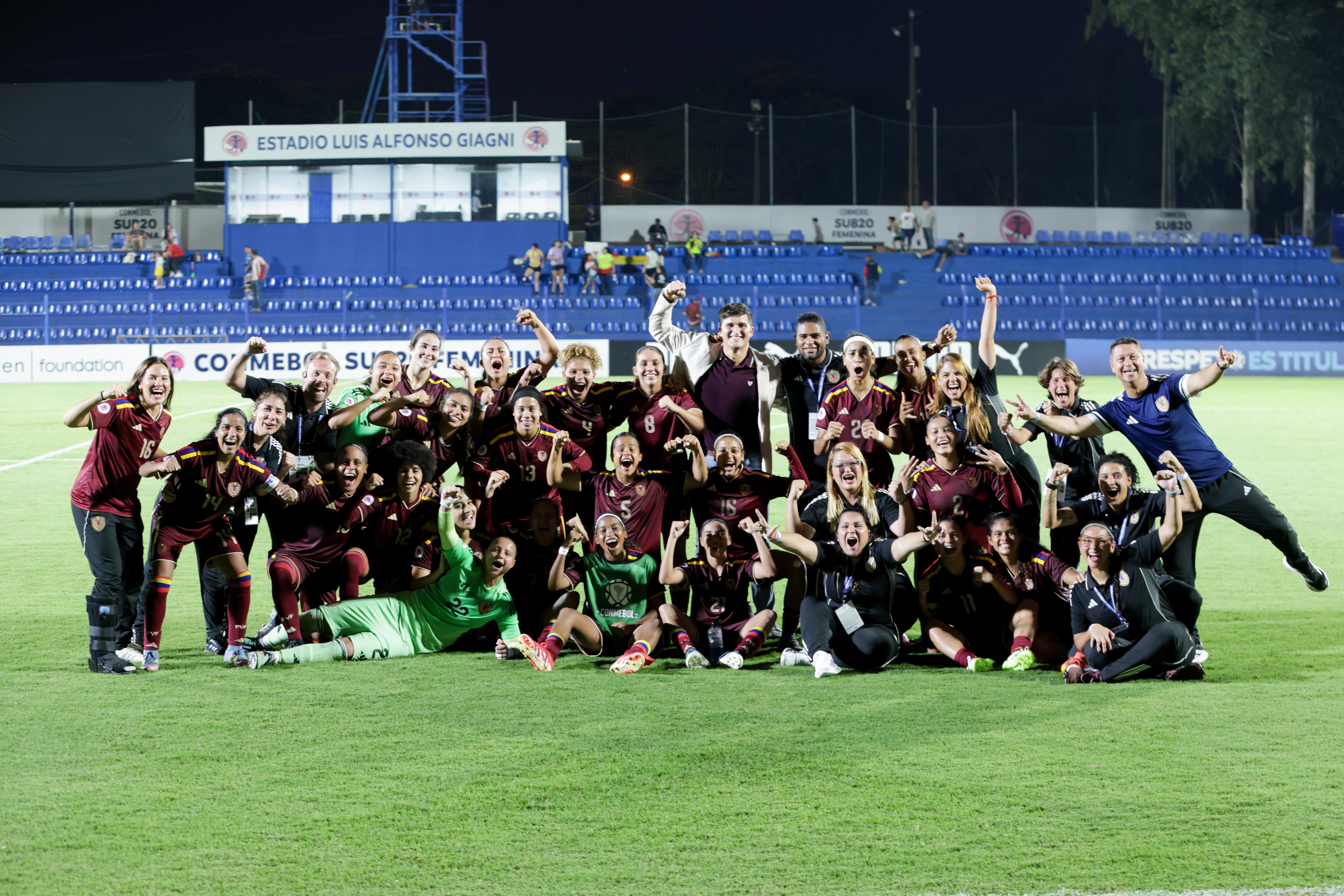 LA VINOTINTO SUB 20 FEMENINA AVANZA A LA FASE FINAL DEL SUDAMERICANO