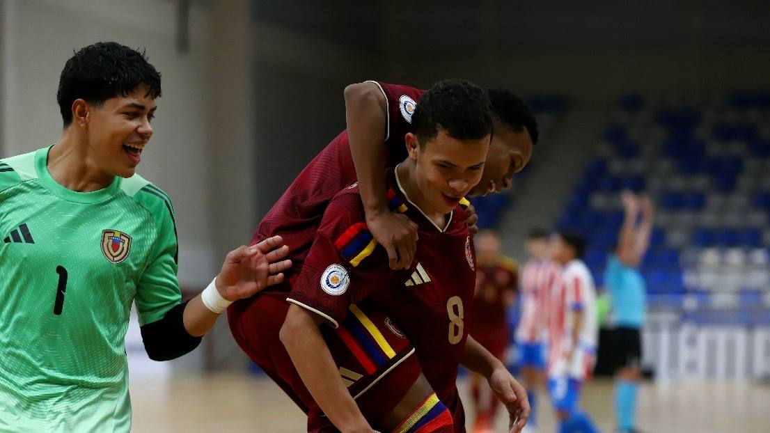 VENEZUELA SE MEDIRÁ ANTE ARGENTINA EN SEMIFINALES DEL CONMEBOL SUB 17 FUTSAL