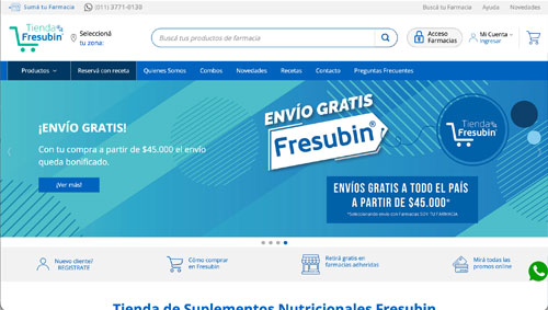 Front view of Fresubin