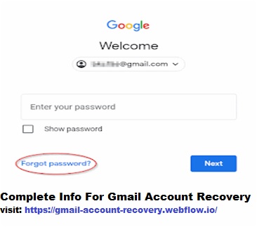 how to recover Gmail account