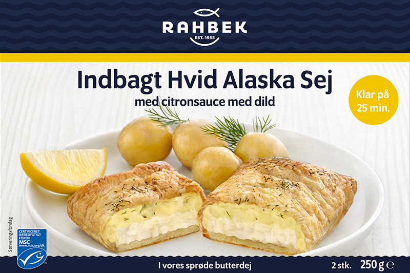 Indbagt Hvid Alaska Sej
