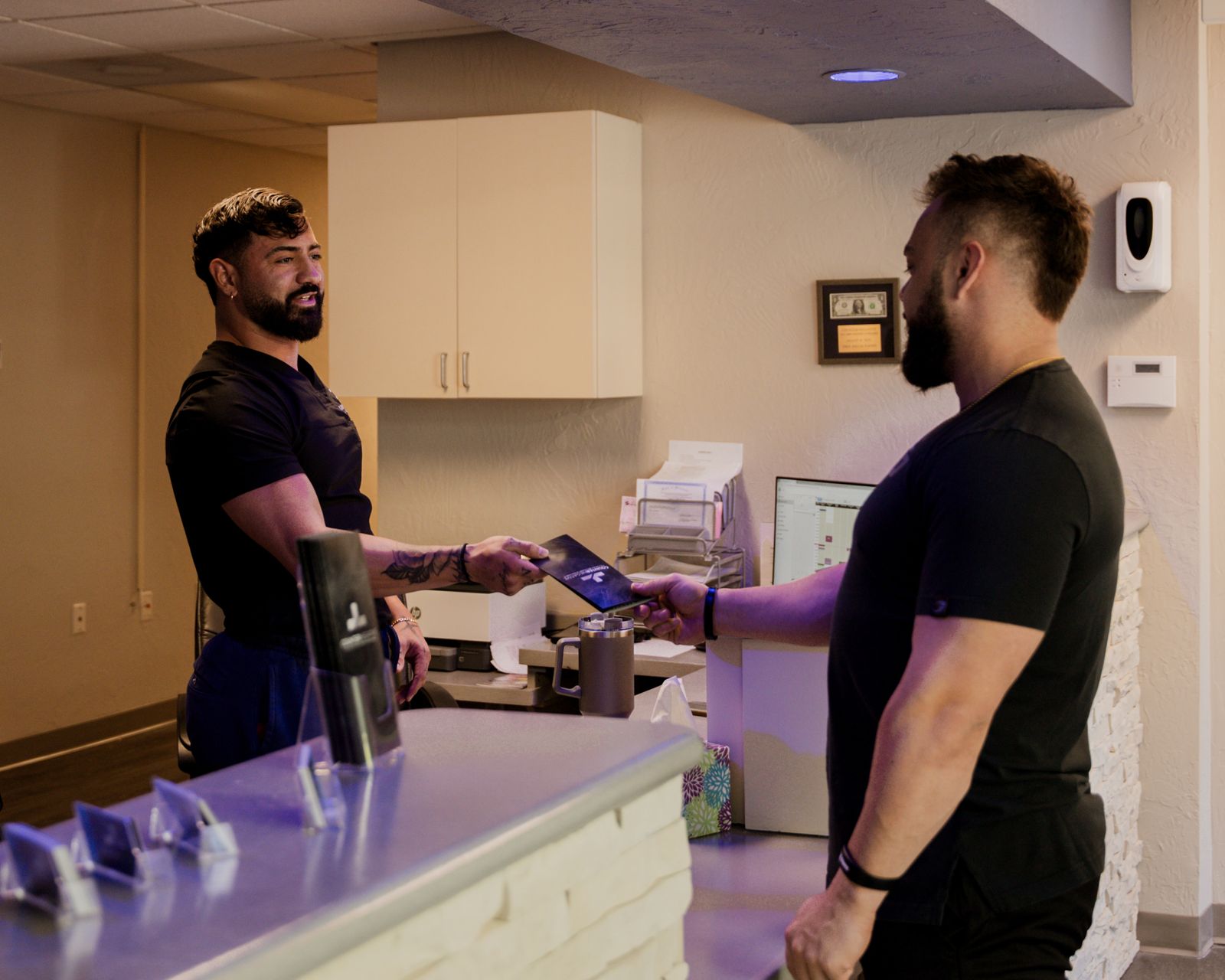 A customer asking for information about Counter Negatives services.