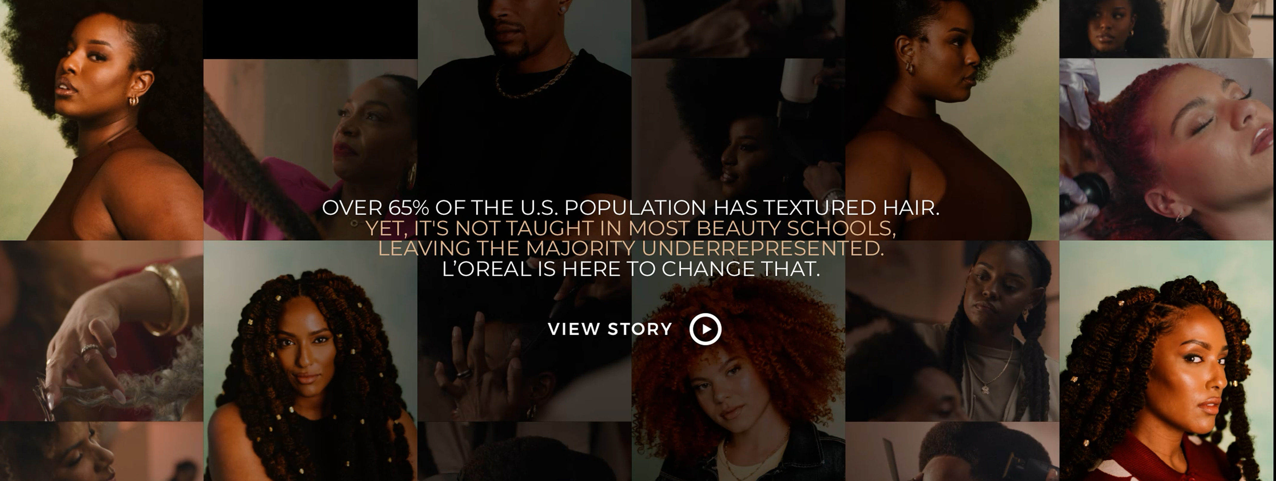 The texture of change cause banner